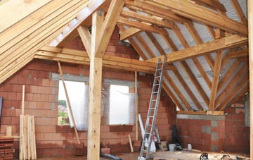 Y Gribyn attic trusses