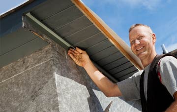 soffit installation Y Gribyn